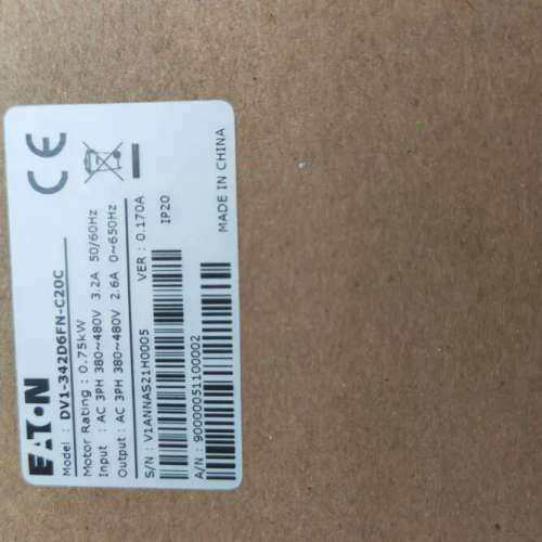 议价DV1-342D6FN-C20C高性能变频器体积小巧节省空间