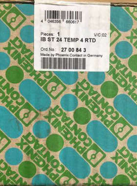 议价2700843I/O模块 - IB ST 24 TEMP 4 RTD 菲尼克斯/Phoenix