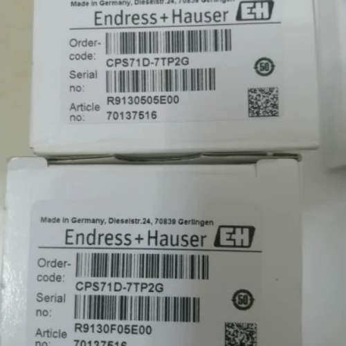 CPS71D-7TP2GE+H恩德斯豪斯PH数字电极cps72d-7tp2g