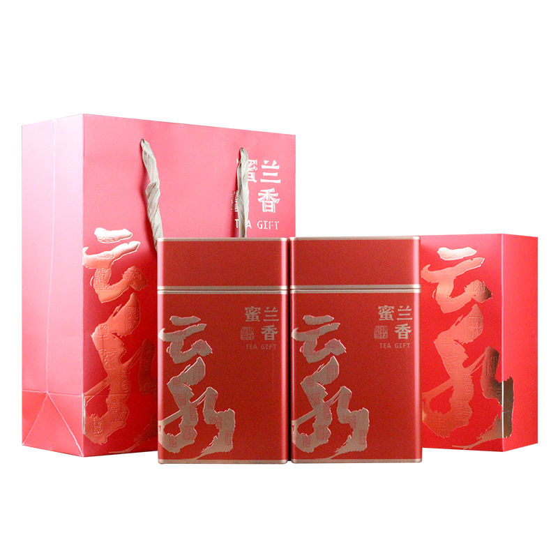 斌界乌龙茶凤凰单枞茶蜜兰香 广东潮州足火一级茶叶 500克礼盒装