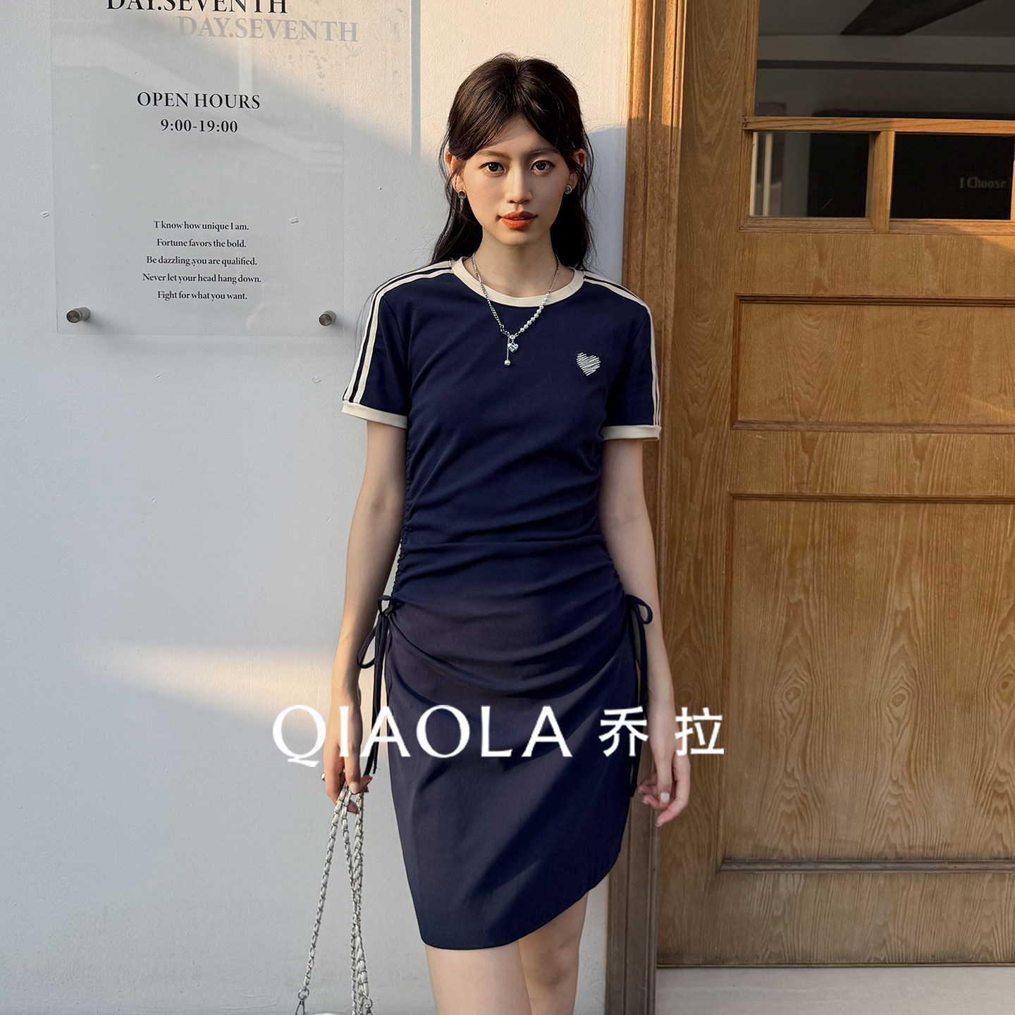 乔拉【足球宝贝】休闲运动连衣裙图片