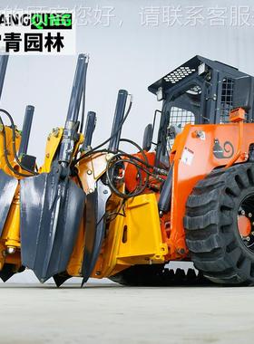 树机青常苗圃园林带土球液压挖树 挖QMX机多型号瓣式移树机挖树神