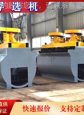 16方自吸矿浮选机价 矿浆浮选机厂家浮选浆格机叶立轮盖板SF-16型