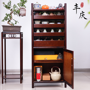 丰庆多层收纳架储物柜牙科高山南竹复古简约家用大容量中式抽屉式