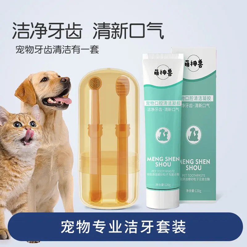 笨小球宠物专业洁牙套装养宠装备硅胶猫猫狗牙刷牙猫犬通用萌神兽,宠物/宠物食品及用品,狗口腔清洁,淘宝优惠券,粉丝福利购,淘宝优惠卷