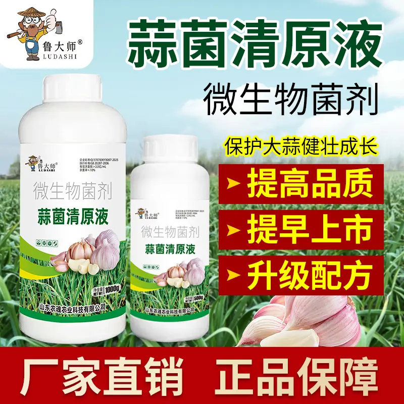 鲁大师蒜菌清原液微生物菌剂大蒜种植生根养根粗壮水溶肥料叶面肥