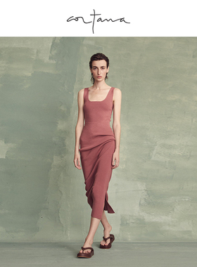 Cortana真丝混纺针织吊优雅气质舒适吊带背心新款AIRI系列