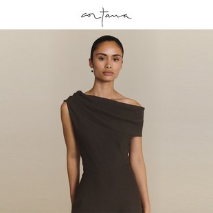 Cortana 简约风耳饰高级感气质耳钉 小众设计感耳环