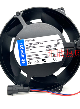 原装德国DV6224R DC24V 1625mA 39W 17251 ABB变频器散热风机风扇