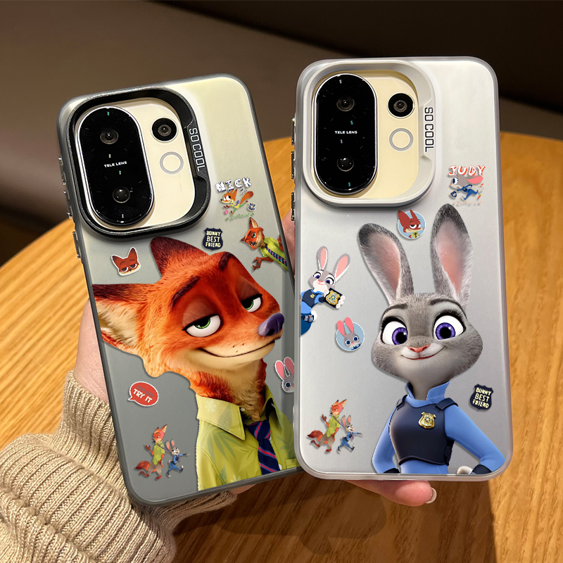 拼贴尼克朱迪手机壳适用vivo系列