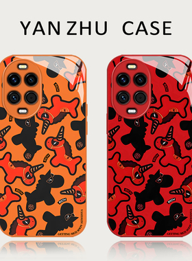 鎏金马年限定手机壳适用华为nova14红色15玻璃13pro本命年12ultra新年过年11se小众10高级感9新款8招财7全包