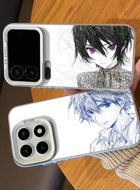 手绘动漫手机壳适用小米17promax明日香15pro奇犽14ultra绫波丽13二次元12x三笠xiaomi11新款10s男女por外壳
