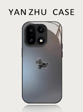 简约小马手机壳适用一加15马年1+ace6本命年13T新年5pro过年12限定3创意11新款2小众oppo外壳oneplus高级感套