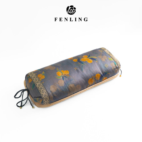 草本枕合集-香云纱30姆草本颈椎枕49*20*6CM腰枕肩颈靠枕FQ606