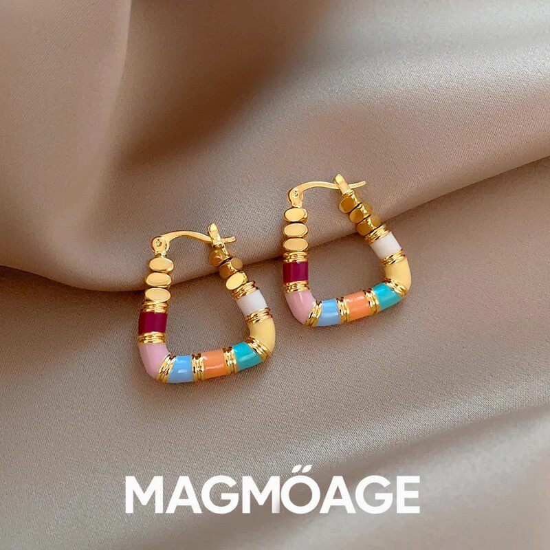 法国设计师MAGMOAGE几何耳扣