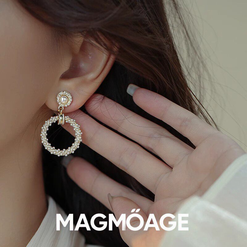 法国设计师MAGMOAGE轻奢珍珠耳钉