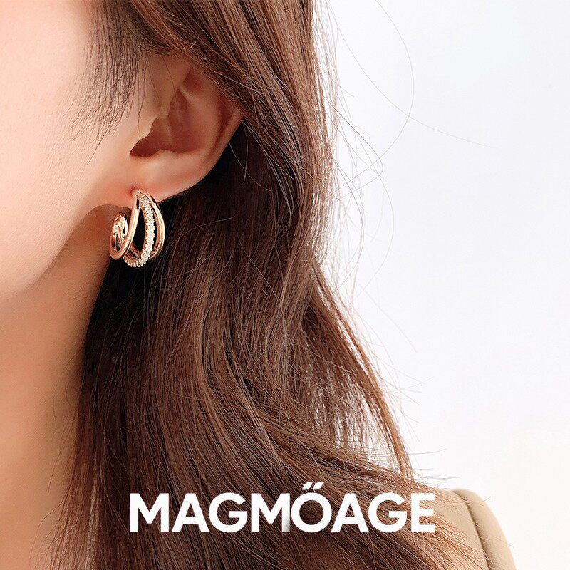 法国设计师MAGMOAGE港味耳环