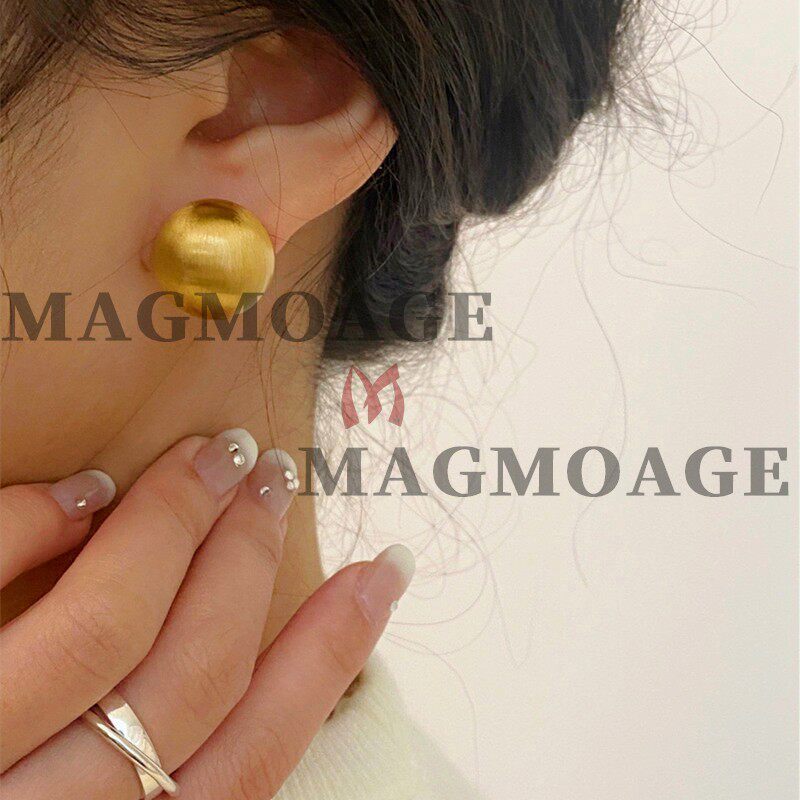 MAGMOAGE「女神高定」磨砂耳钉
