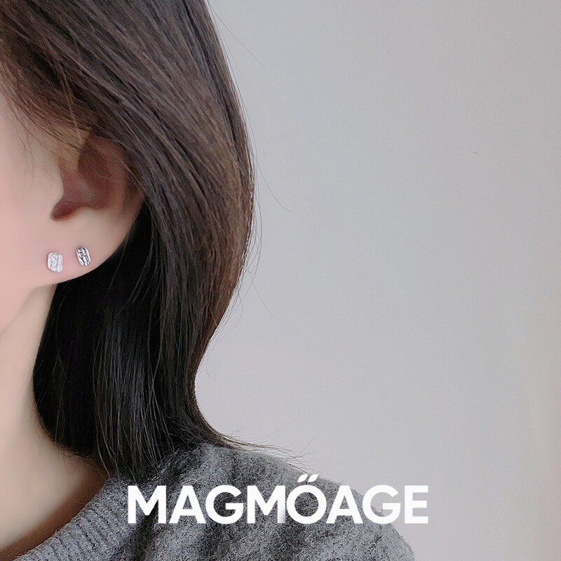 MAGMOages999足银招财纳福耳钉