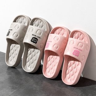 法式 女浴室居家用耐磨室内情侣轻便舒适软底外穿情侣凉托 夏季 拖鞋