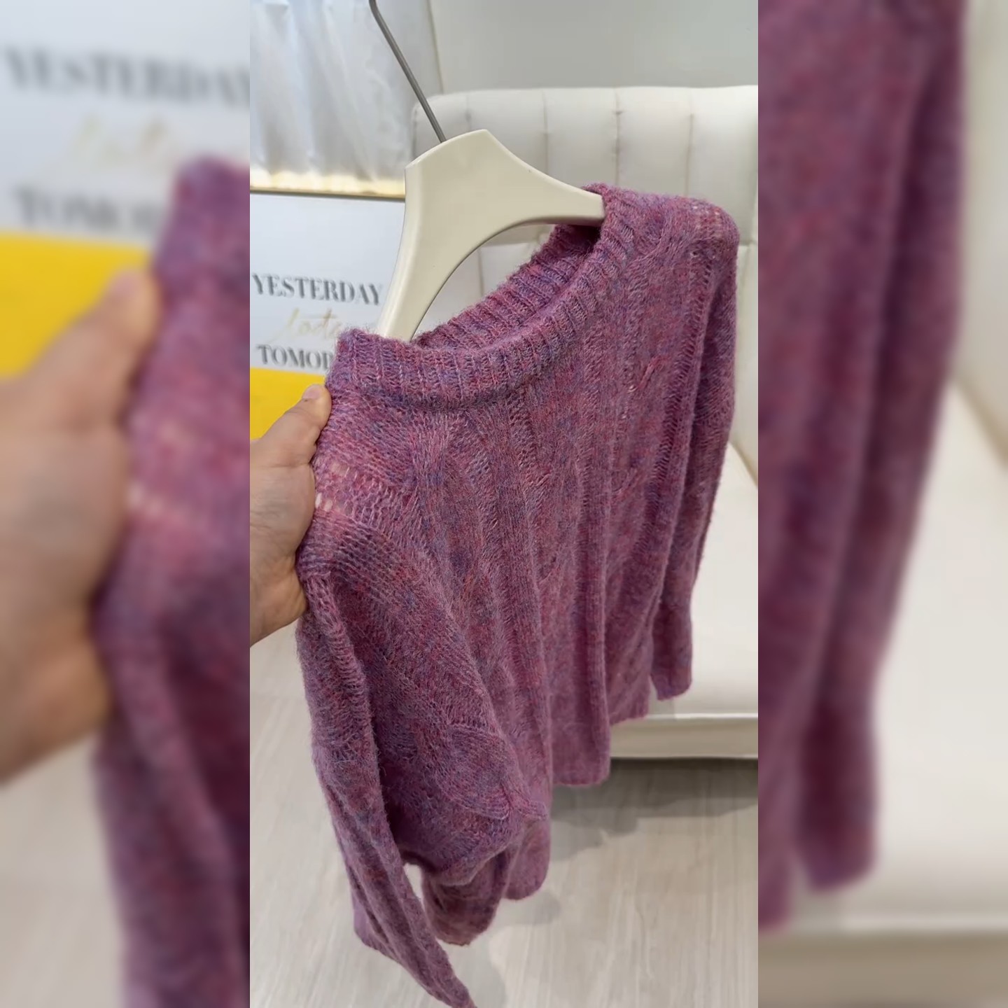韩版宽松麻花粉色针织衫女早秋新款小个子时尚慵懒风气质休闲上衣