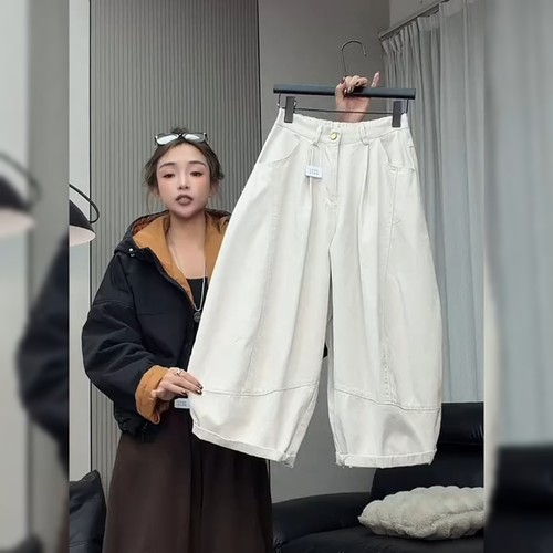 欧洲站欧货炸街休闲裤女