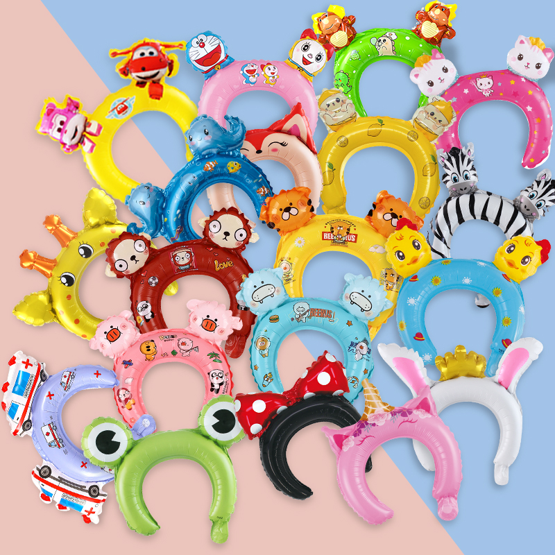 2024儿童卡通发箍气球