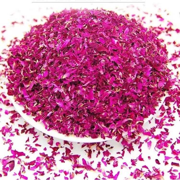 平阴重瓣红食用玫瑰花碎干 乾燥花瓣碎100克蛋糕装饰可烘焙阿胶