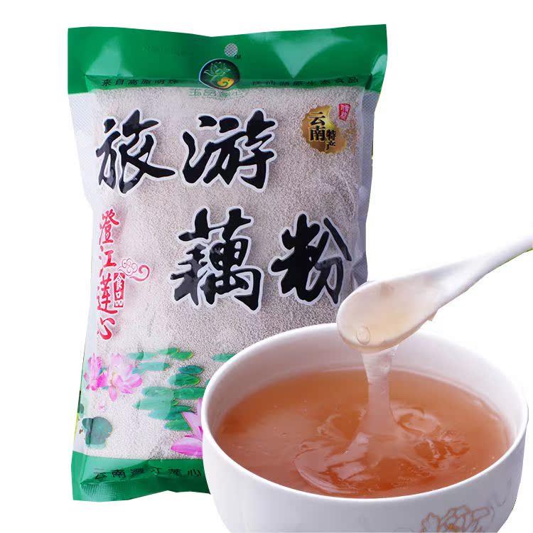 ly澄江藕粉500g袋红枣藕粉旅游藕粉抚仙湖颗粒速溶袋装藕