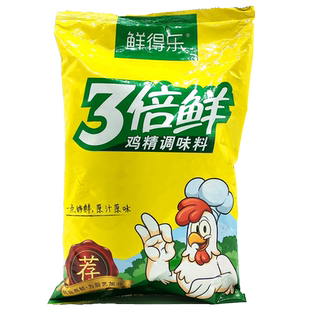 鲜得乐三倍鲜鸡精908g大袋装商用3倍鲜鸡鲜精粉增鲜调味料