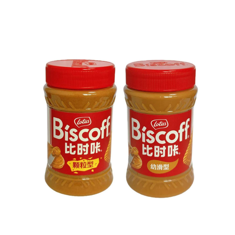 比利时Lotus比时咔和情缤咖时焦糖饼干涂抹酱细滑颗粒型面包酱