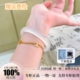 官方天然白月光玛瑙玉手镯荔枝冻玉髓白冰马料大码 手镯女生礼物