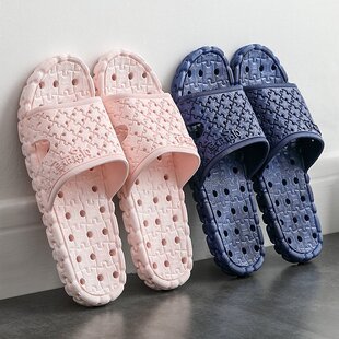 户外穿沙滩 德式 浴室洗澡家用拖鞋 夏季 防滑厚底耐磨室内漏水底托鞋