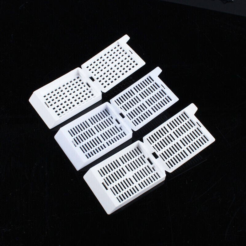 组织包埋盒250个/盒长条形带可拆段式盖白色p.o.m材质世泰102w