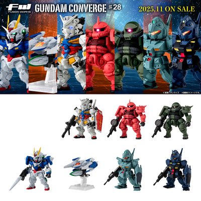 万代现货 正版食玩 高达converge 28 白色高达  00R 扎古特装吉姆