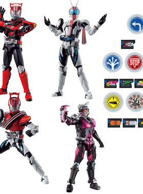 现货 万代食玩盒蛋 假面骑士层动 SO-DO 01 mach drive魔进追迹者