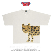 萬物All t恤男女 艺术家系列双面直喷豹子插画短袖 Nature 春夏新款