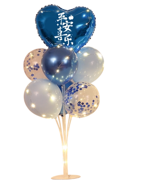 男生生日快乐气球爱心