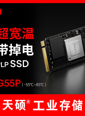 天硕（TOPSSD）G55 Pro全国产M.2 NVMe超宽温工业级SSD固态硬盘