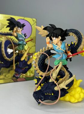 七龙珠再见孙悟空跟斗云神龙雕像手办模型车载机箱摆件礼物
