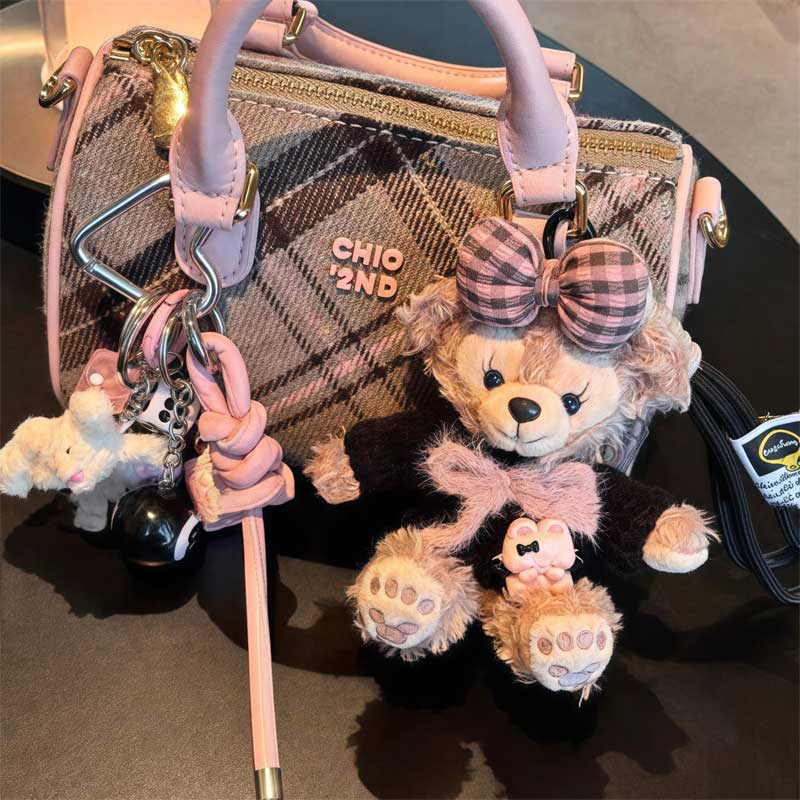 雪莉玫包包挂件毛绒公仔玩偶挂饰