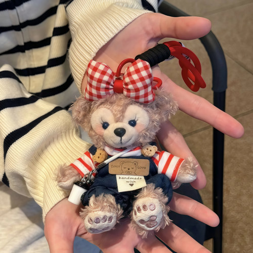 雪莉玫包包挂件毛绒公仔玩偶挂饰