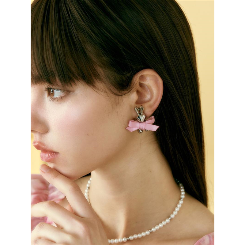 23年新款"兔兔幻想曲"原创甜心蝴蝶结小兔子耳夹耳钉,模玩/动漫/周边/娃圈三坑/桌游,动漫手表/项链/饰品,淘宝优惠券,粉丝福利购,淘宝优惠卷