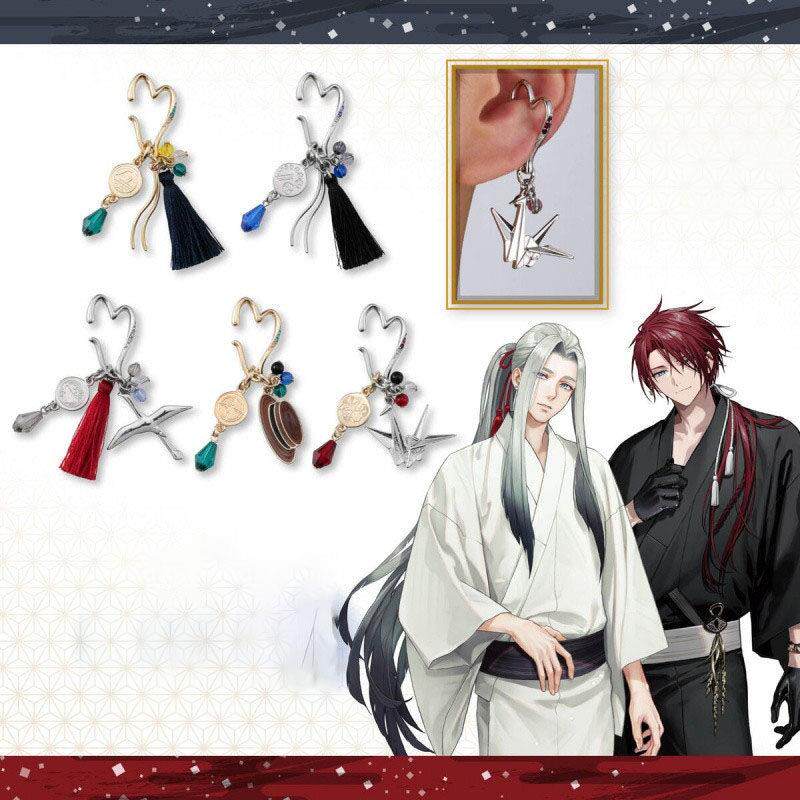 《刀剑乱舞》轻装耳夹千纸鹤流苏山姥切国广姬鹤一文字二次元礼物