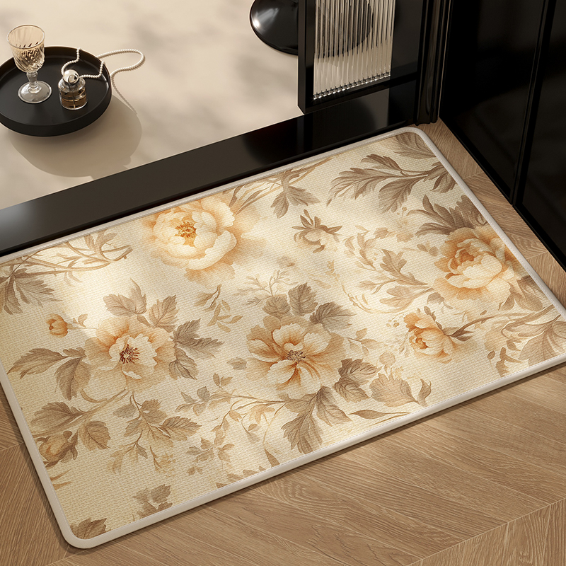 首柔亚麻编制中古风浴室