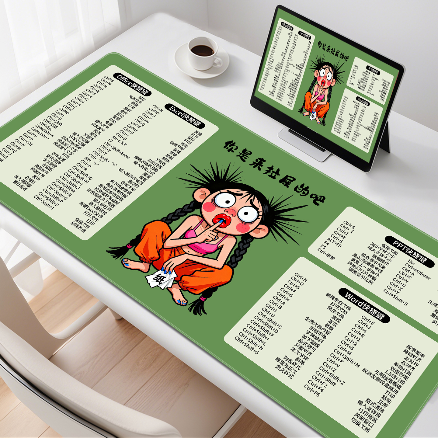 笔记本电脑超大号搞怪办公室桌垫