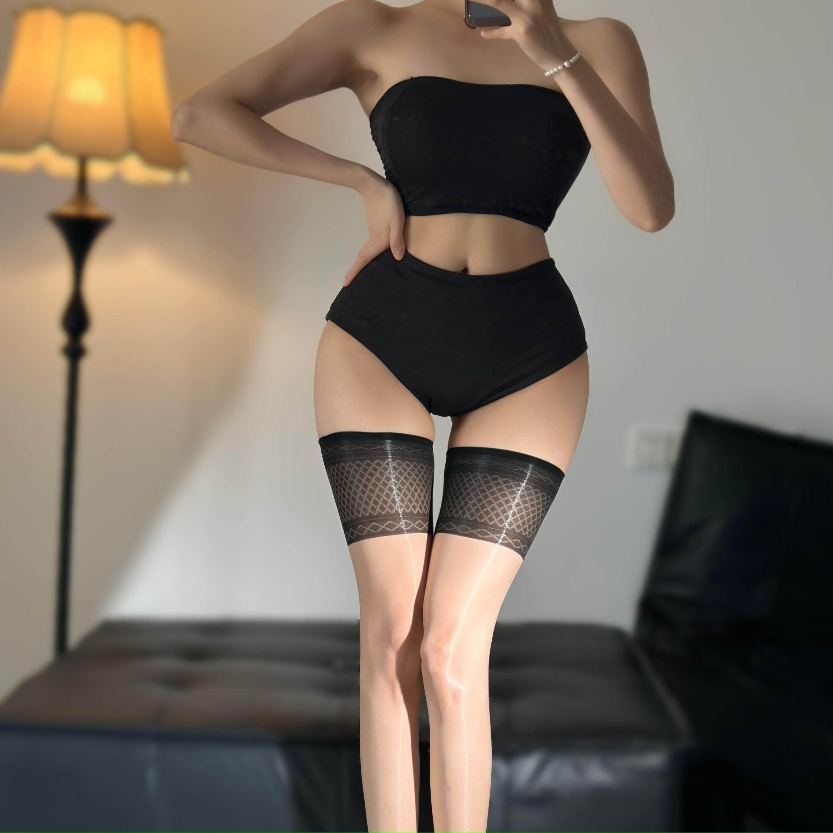 sw13【极光复古罗马长筒丝袜】超薄紧防滑带脚型长筒丝袜性感日常