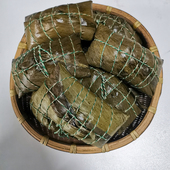 绿豆鲜猪大鲜肉粽广西粽子手工传统糯米粽农家端午节特产色美食
