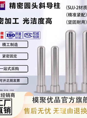 精密导柱导套 球头斜导柱圆头模具导柱滑动加硬斜导柱10 12 16 30
