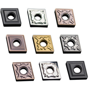 数控车刀片外圆80度双面菱形刀头CNMG12040408钢件不锈钢机夹刀粒